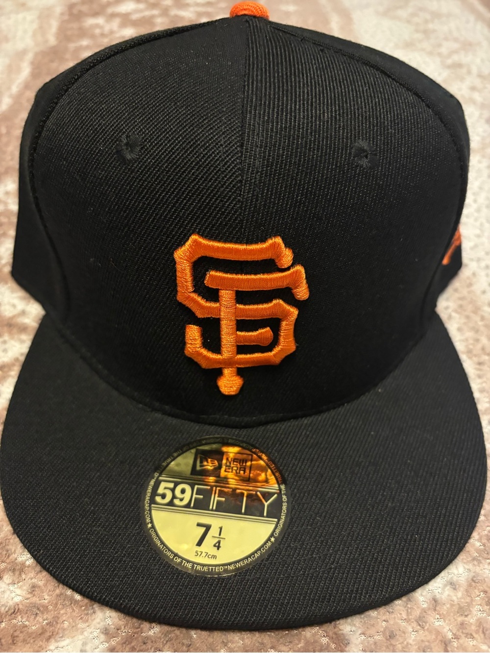 New Era Black 59FIFTY Fitted Cap - Interior View